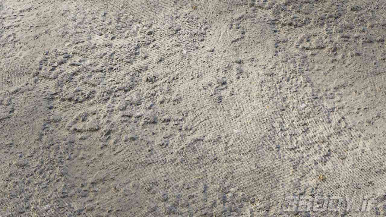 متریال بتن زبر rough concrete عکس 1